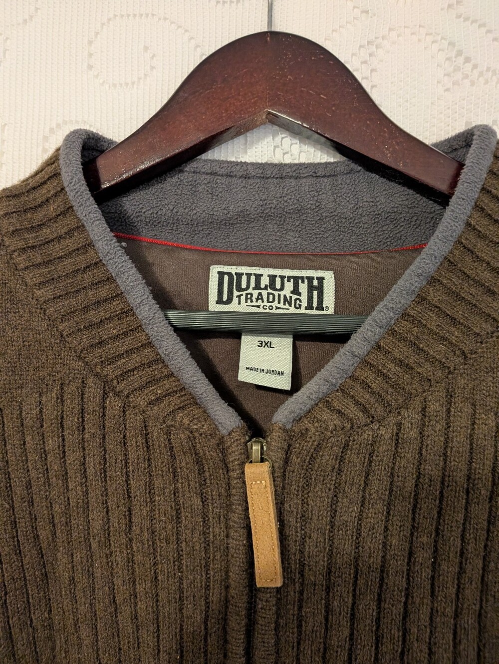 Duluth Trading Co Men’s Brown Wool Coat- 3XL